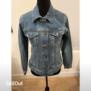 🔖🔖CLEARANCE 🔖🔖Time & Tru Women's Denim Jean Jacket Blue Button Front
